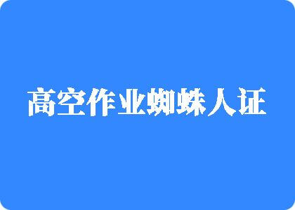 啊啊啊啊操视频高空作业蜘蛛人证